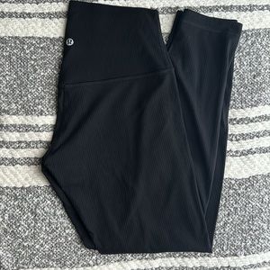 Lululemon align ribbed 25”